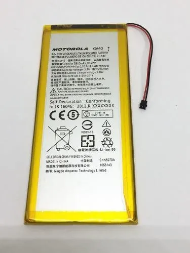  - Baterias - MOTOROLA    Cod. BATERIA GA40/G4 PLUS/ XT1 640/ XT1 622